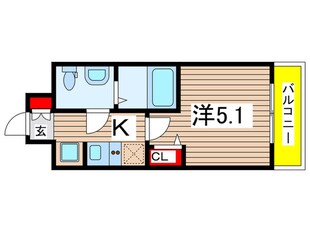 アリビオ立花Ⅱの物件間取画像